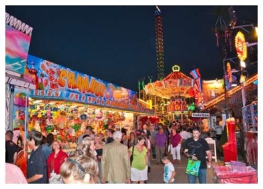 Открытие ярмарки Schueberfouer.